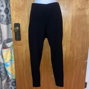 Loft Ann Taylor Black Curvy Dress Pants Leggings - Size Medium